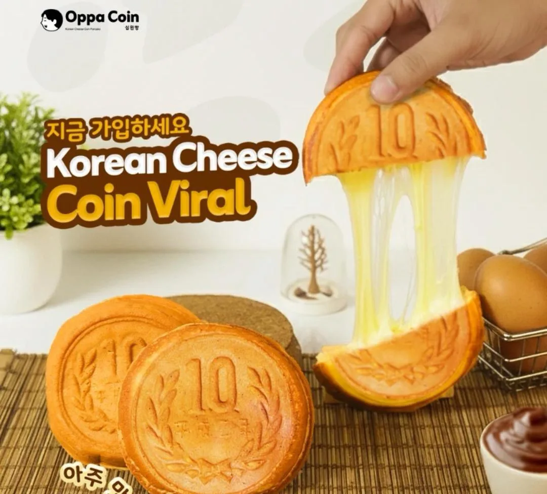 Oppa Coin Hadirkan Korean Cheese Coin dengan Sensasi Keju Lumer -  ekbispar.com